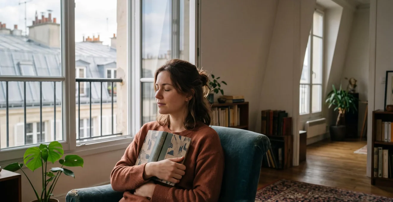 Personne lisant près d'une fenêtre haussmannienne, symbolisant l'adaptation de la lecture à son type de cerveau